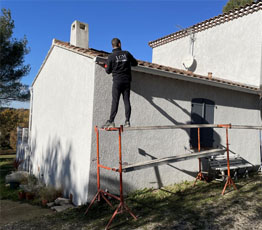 Pose et nettoyage de gouttière du 13